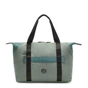 Kipling Green and Black Tote Bag